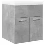 Set muebles de baño 2 piezas madera contrachapada gris hormigón by , Bathroom furniture - Ref: Foro24-3324857, Price: 116,03 ...