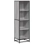 Estantería madera ingeniería gris sonoma 40x35x139 cm de , Librerías y estanterías - Ref: Foro24-849127, Precio: 77,45 €, Des...