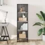 Estantería madera ingeniería gris sonoma 40x35x139 cm de , Librerías y estanterías - Ref: Foro24-849127, Precio: 77,45 €, Des...