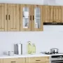 Armario pared para cocina puerta cristal Porto roble artesanal de , Armarios de cocina - Ref: Foro24-854156, Precio: 66,33 €,...
