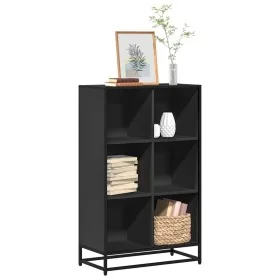 Estantería librería madera ingeniería negra 65,5x33x107,5 cm von , Bücherregale und Regale - Ref: Foro24-849159, Preis: 93,51...