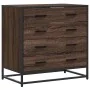Cómoda de madera contrachapada roble marrón 70x41x70 cm by , Drawers - Ref: Foro24-849083, Price: 119,68 €, Discount: %