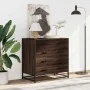 Cómoda de madera contrachapada roble marrón 70x41x70 cm by , Drawers - Ref: Foro24-849083, Price: 119,68 €, Discount: %
