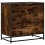 Cómoda de madera contrachapada roble ahumado 70x41x70 cm de , Cajoneras - Ref: Foro24-849081, Precio: 116,64 €, Descuento: %