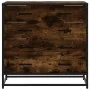 Cómoda de madera contrachapada roble ahumado 70x41x70 cm de , Cajoneras - Ref: Foro24-849081, Precio: 116,64 €, Descuento: %