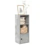 Estantería de madera de ingeniería gris hormigón 31x24x77 cm von , Bücherregale und Regale - Ref: Foro24-860331, Preis: 37,29...