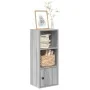 Estantería madera de ingeniería gris sonoma 31x24x77 cm de , Librerías y estanterías - Ref: Foro24-860333, Precio: 40,17 €, D...