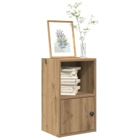 Estantería de madera de ingeniería roble artisan 31x24x52 cm by , Bookcases and shelves - Ref: Foro24-860327, Price: 41,09 €,...