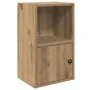 Estantería de madera de ingeniería roble artisan 31x24x52 cm de , Librerías y estanterías - Ref: Foro24-860327, Precio: 41,09...
