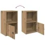 Estantería de madera de ingeniería roble artisan 31x24x52 cm de , Librerías y estanterías - Ref: Foro24-860327, Precio: 41,09...