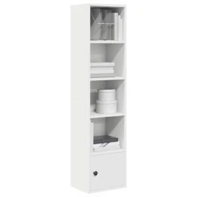 Estantería de madera de ingeniería blanca 31x24x127 cm by , Bookcases and shelves - Ref: Foro24-860346, Price: 52,49 €, Disco...