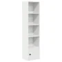 Estantería de madera de ingeniería blanca 31x24x127 cm de , Librerías y estanterías - Ref: Foro24-860346, Precio: 52,47 €, De...