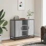 Aparador de madera de ingeniería gris Sonoma 92x35x76 cm de , Aparadores - Ref: Foro24-849017, Precio: 88,35 €, Descuento: %