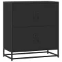 Aparador de madera de ingeniería negro 68x35x76 cm de , Aparadores - Ref: Foro24-848989, Precio: 82,85 €, Descuento: %