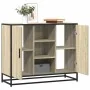 Aparador de madera de ingeniería roble Sonoma 92x35x76 cm von , Sideboards - Ref: Foro24-849015, Preis: 84,60 €, Rabatt: %