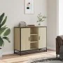 Aparador de madera de ingeniería roble Sonoma 92x35x76 cm von , Sideboards - Ref: Foro24-849015, Preis: 84,60 €, Rabatt: %
