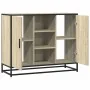 Aparador de madera de ingeniería roble Sonoma 92x35x76 cm von , Sideboards - Ref: Foro24-849015, Preis: 84,60 €, Rabatt: %