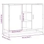 Aparador de madera de ingeniería roble Sonoma 92x35x76 cm von , Sideboards - Ref: Foro24-849015, Preis: 84,60 €, Rabatt: %