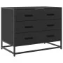 Cajonera de madera contrachapada negro 70x41x56 cm von , Schubladen - Ref: Foro24-849074, Preis: 91,31 €, Rabatt: %