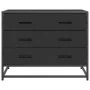 Cajonera de madera contrachapada negro 70x41x56 cm von , Schubladen - Ref: Foro24-849074, Preis: 91,31 €, Rabatt: %
