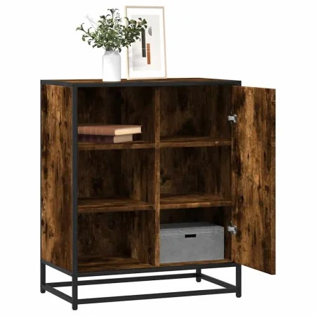 Aparador de madera de ingeniería roble ahumado 62x35x76 cm de , Aparadores - Ref: Foro24-848996, Precio: 79,10 €, Descuento: %