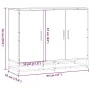 Aparador madera contrachapada marrón roble 94x35x76 cm von , Sideboards - Ref: Foro24-849008, Preis: 96,53 €, Rabatt: %