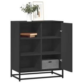 Aparador de madera de ingeniería negro 62x35x76 cm von , Sideboards - Ref: Foro24-848994, Preis: 94,84 €, Rabatt: %
