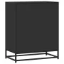 Aparador de madera de ingeniería negro 62x35x76 cm by , Sideboards - Ref: Foro24-848994, Price: 81,48 €, Discount: %