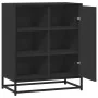 Aparador de madera de ingeniería negro 62x35x76 cm by , Sideboards - Ref: Foro24-848994, Price: 81,48 €, Discount: %