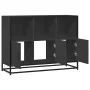 Aparador de madera de ingeniería negro 100x35x76 cm von , Sideboards - Ref: Foro24-849029, Preis: 106,56 €, Rabatt: %