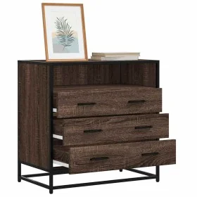 Cómoda de madera contrachapada roble marrón 70x41x70 cm by , Drawers - Ref: Foro24-849088, Price: 119,03 €, Discount: %