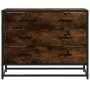 Cómoda de madera contrachapada roble ahumado 70x41x56 cm von , Schubladen - Ref: Foro24-849076, Preis: 91,73 €, Rabatt: %