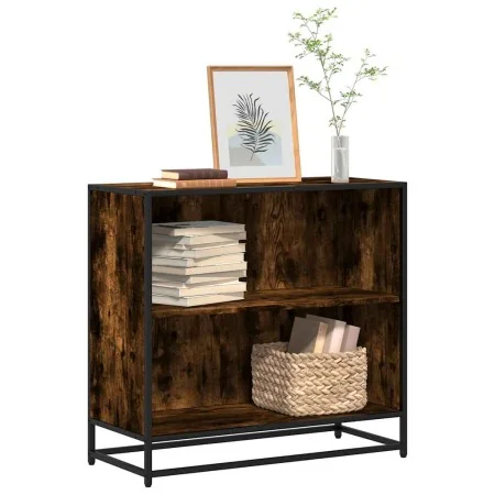 Estantería madera ingeniería color roble ahumado 80,5x35x76 cm von , Bücherregale und Regale - Ref: Foro24-849106, Preis: 73,...