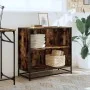 Estantería madera ingeniería color roble ahumado 80,5x35x76 cm von , Bücherregale und Regale - Ref: Foro24-849106, Preis: 73,...