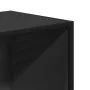 Estantería madera ingeniería negra 80,5x35x76 cm de , Librerías y estanterías - Ref: Foro24-849104, Precio: 75,85 €, Descuent...