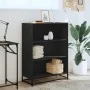 Estantería madera ingeniería negra 80,5x35x107,5 cm by , Bookcases and shelves - Ref: Foro24-849119, Price: 98,68 €, Discount: %
