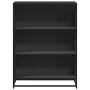 Estantería madera ingeniería negra 80,5x35x107,5 cm by , Bookcases and shelves - Ref: Foro24-849119, Price: 98,68 €, Discount: %