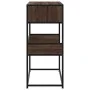 Mesa consola madera de ingeniería marrón roble 90x35x80 cm by , Side tables - Ref: Foro24-849173, Price: 73,11 €, Discount: %