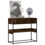Mesa consola de madera de ingeniería roble ahumado 90x35x80 cm von , Seitentische - Ref: Foro24-849171, Preis: 63,61 €, Rabat...