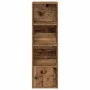 Estantería madera de ingeniería color envejecido 31x24x102 cm by , Bookcases and shelves - Ref: Foro24-860344, Price: 51,64 €...