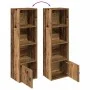 Estantería madera de ingeniería color envejecido 31x24x102 cm by , Bookcases and shelves - Ref: Foro24-860344, Price: 51,64 €...