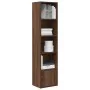 Estantería madera de ingeniería marrón roble 31x24x127 cm de , Librerías y estanterías - Ref: Foro24-860352, Precio: 54,40 €,...