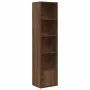 Estantería madera de ingeniería marrón roble 31x24x127 cm de , Librerías y estanterías - Ref: Foro24-860352, Precio: 54,40 €,...