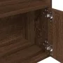 Estantería madera de ingeniería marrón roble 31x24x127 cm de , Librerías y estanterías - Ref: Foro24-860352, Precio: 54,40 €,...