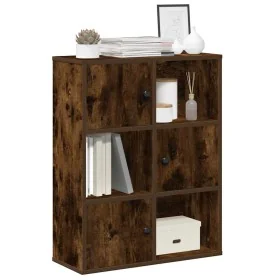 Estantería madera de ingeniería roble ahumado 60x24x76,5 cm by , Bookcases and shelves - Ref: Foro24-860386, Price: 61,90 €, ...