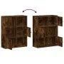 Estantería madera de ingeniería roble ahumado 60x24x76,5 cm de , Librerías y estanterías - Ref: Foro24-860386, Precio: 62,50 ...