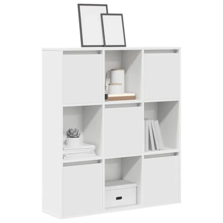 Estantería de madera de ingeniería blanca 89x24x101,5 cm von , Bücherregale und Regale - Ref: Foro24-860400, Preis: 97,20 €, ...