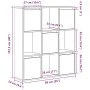 Estantería de madera de ingeniería blanca 89x24x101,5 cm von , Bücherregale und Regale - Ref: Foro24-860400, Preis: 97,20 €, ...