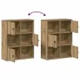Estantería de madera de ingeniería roble artisan 60x24x76,5 cm von , Bücherregale und Regale - Ref: Foro24-860390, Preis: 63,...