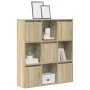 Estantería de madera de ingeniería roble sonoma 89x24x101,5 cm von , Bücherregale und Regale - Ref: Foro24-860402, Preis: 98,...